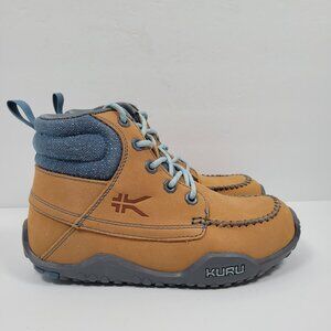 Kuru Quest Women's Golden Wheat-Slate Gray Hiking Boots US Size 6M Like New